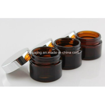 20g 30g 50g Amber Glass Cream Jars